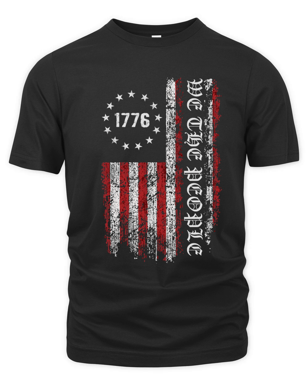 We the People 1776 American Flag Organic Unisex T-shirt