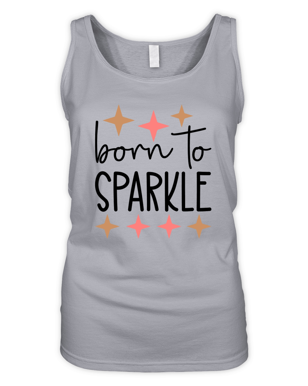 born to sparkle Organic Women's Tank Top