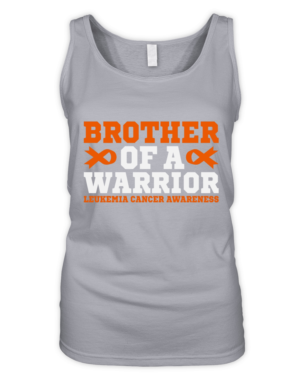 Brother Of A Warrior Leukemia Cancer Awareness Organic Women's Tank Top
