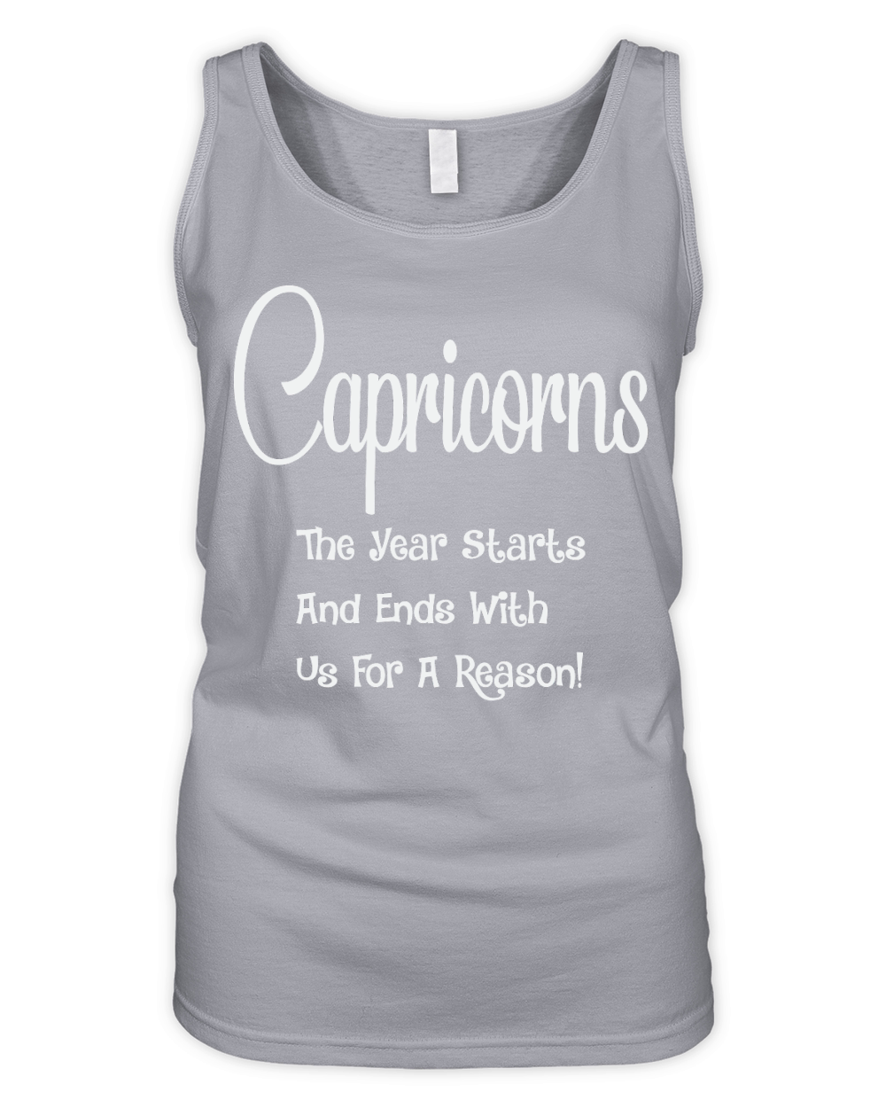Capricorn The Year Starts And Ends Organic Women's Tank Top