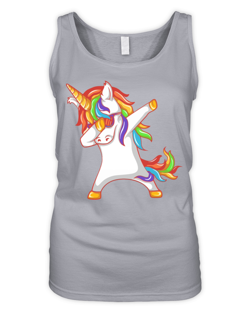 Dabbing Unicorn Organic Women's Tank Top