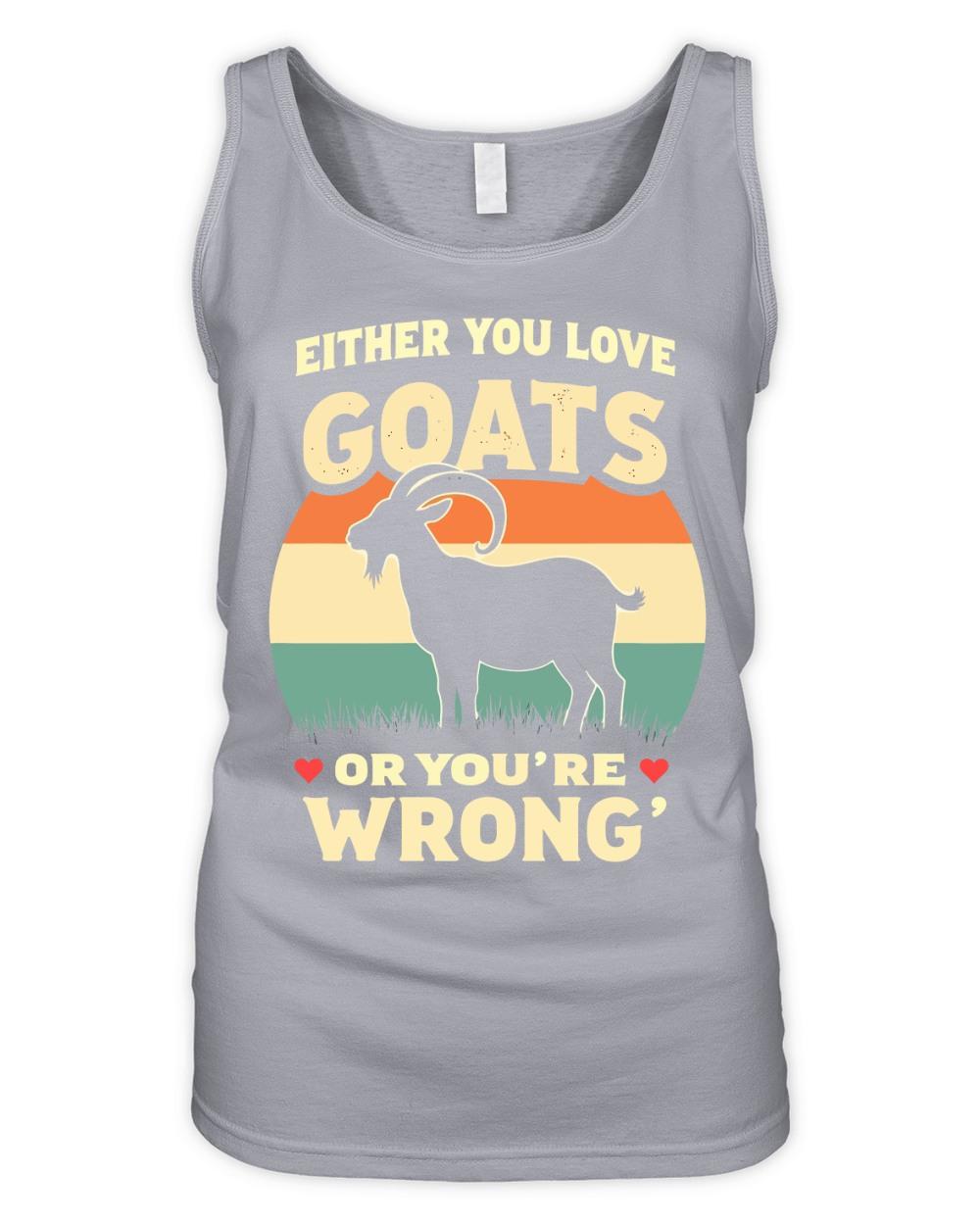 Goats or youre wrong Organic Women's Tank Top