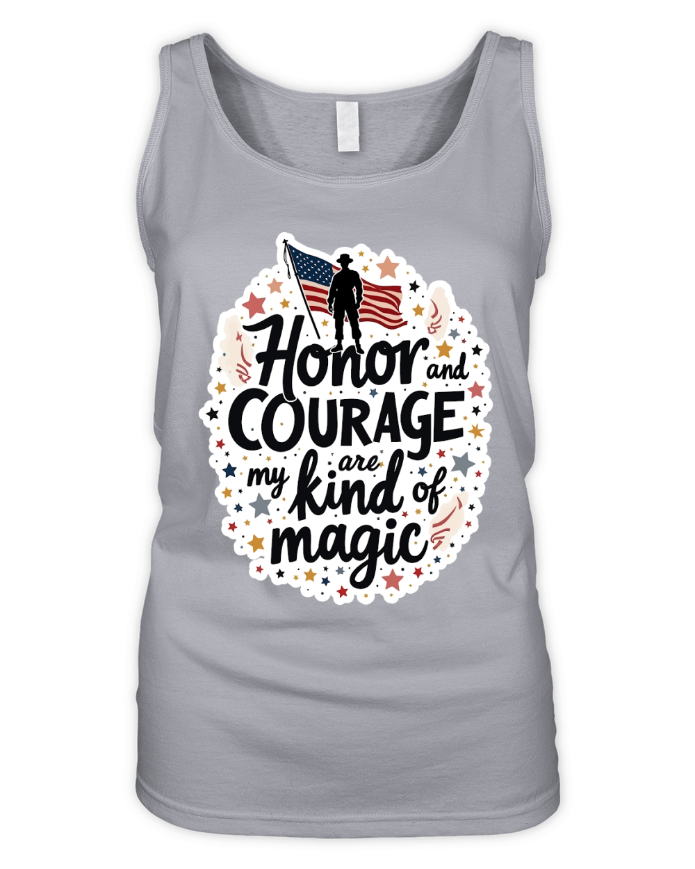 Honor and courage are my kind of magic 09 Organic Women's Tank Top