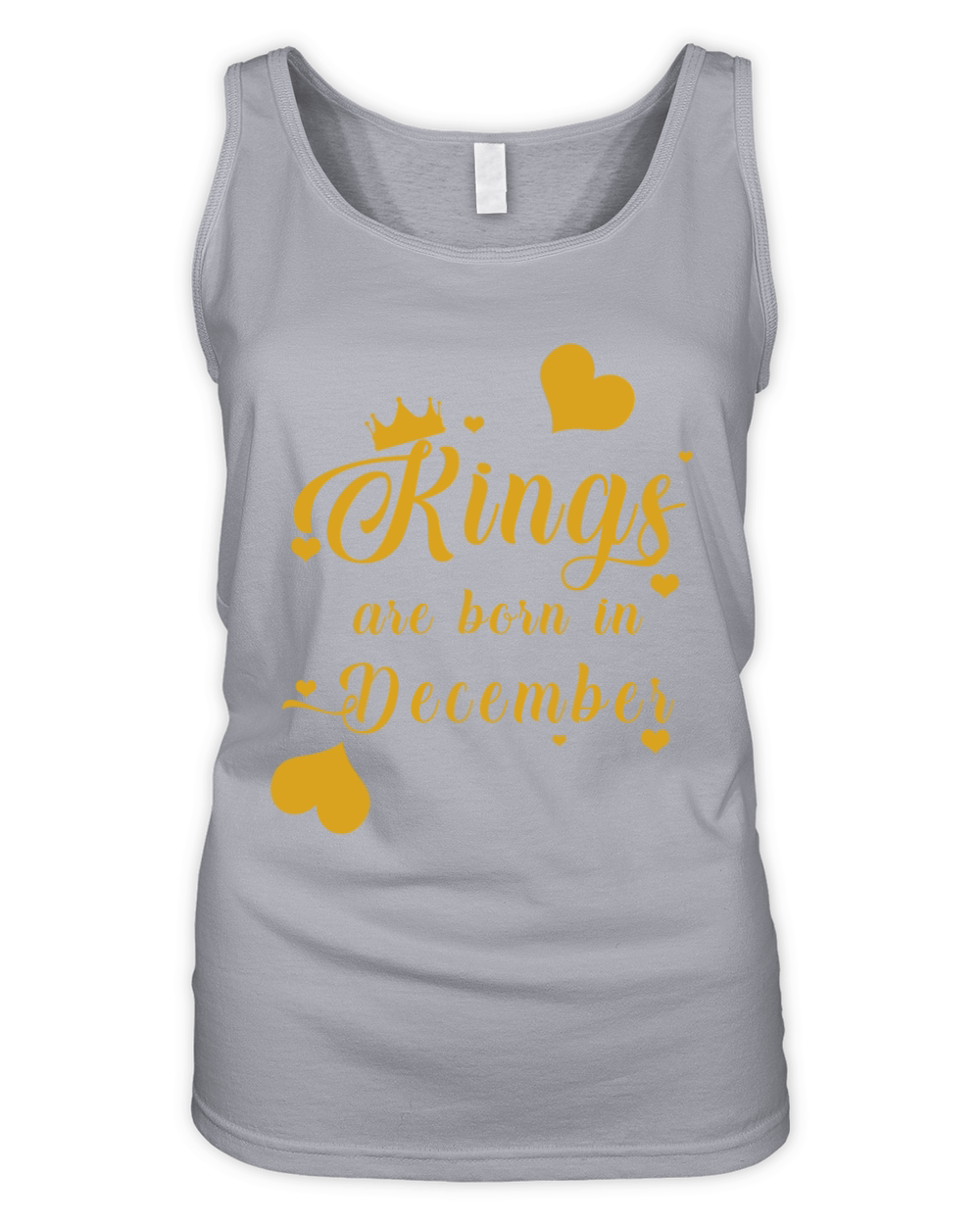Kings Are Born In December Organic Women's Tank Top