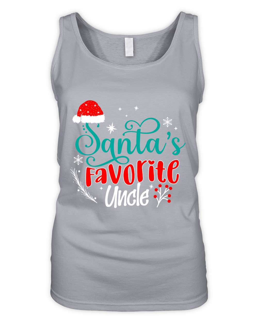 Santas Favorite Uncle Organic Women's Tank Top