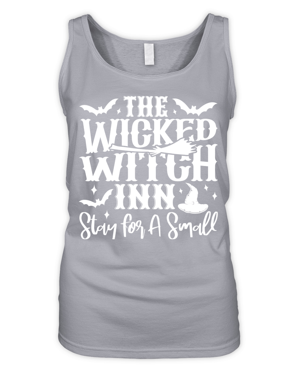 The wicked witch in stay for a small Organic Women's Tank Top
