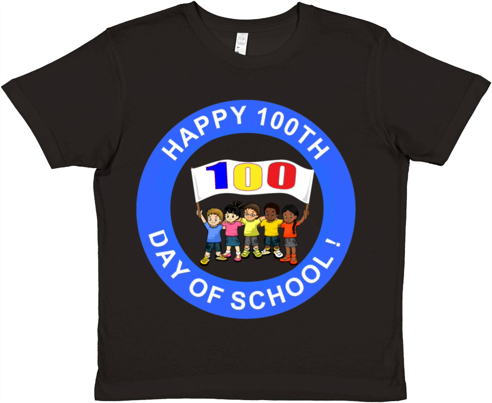 100 days of school Premium Kids Crewneck T-shirt