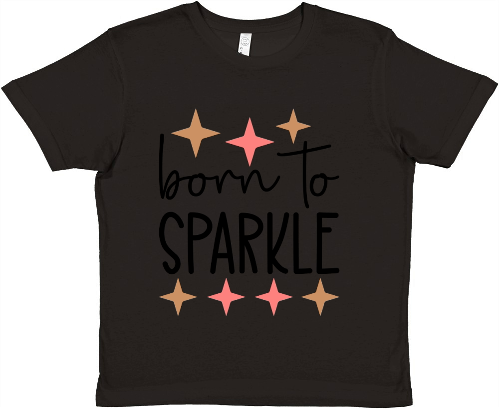 born to sparkle Premium Kids Crewneck T-shirt