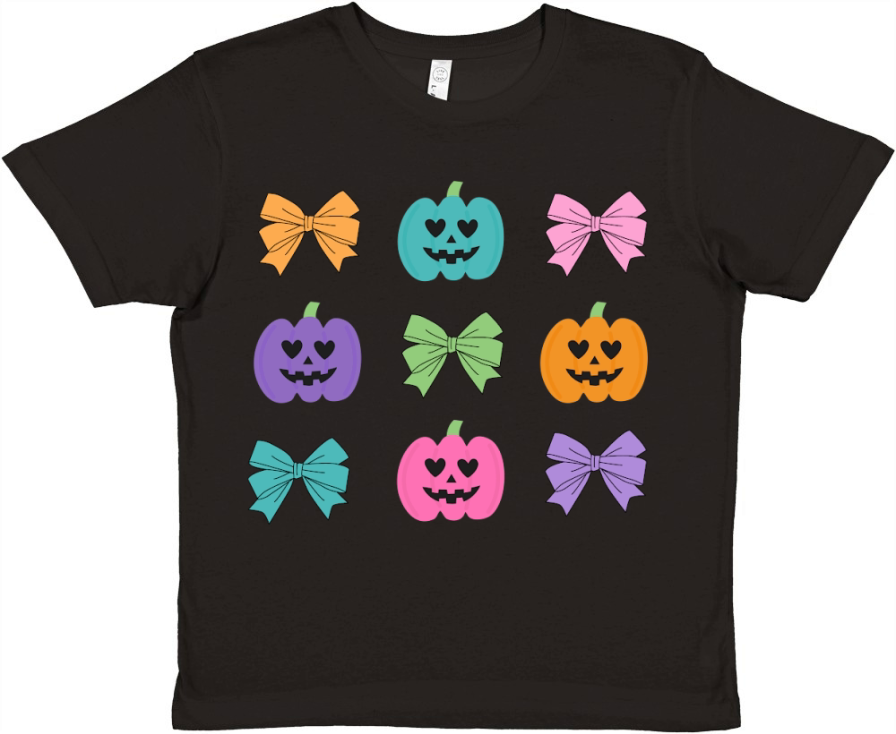 Bright Coquette Halloween 09 Premium Kids Crewneck T-shirt