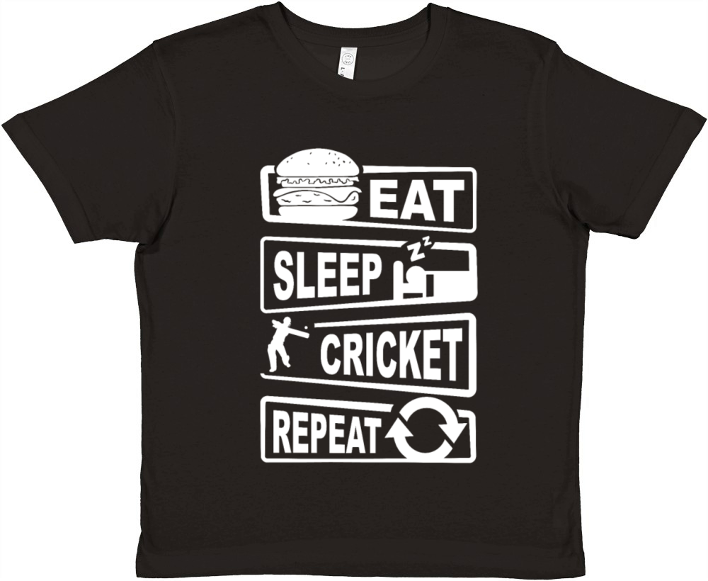Cricket Tshirt For Men Premium Kids Crewneck T-shirt