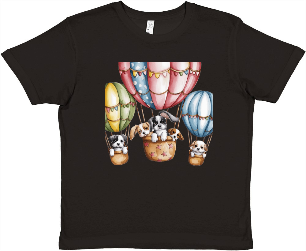 Dog Watercolor Bundle 06 Premium Kids Crewneck T-shirt