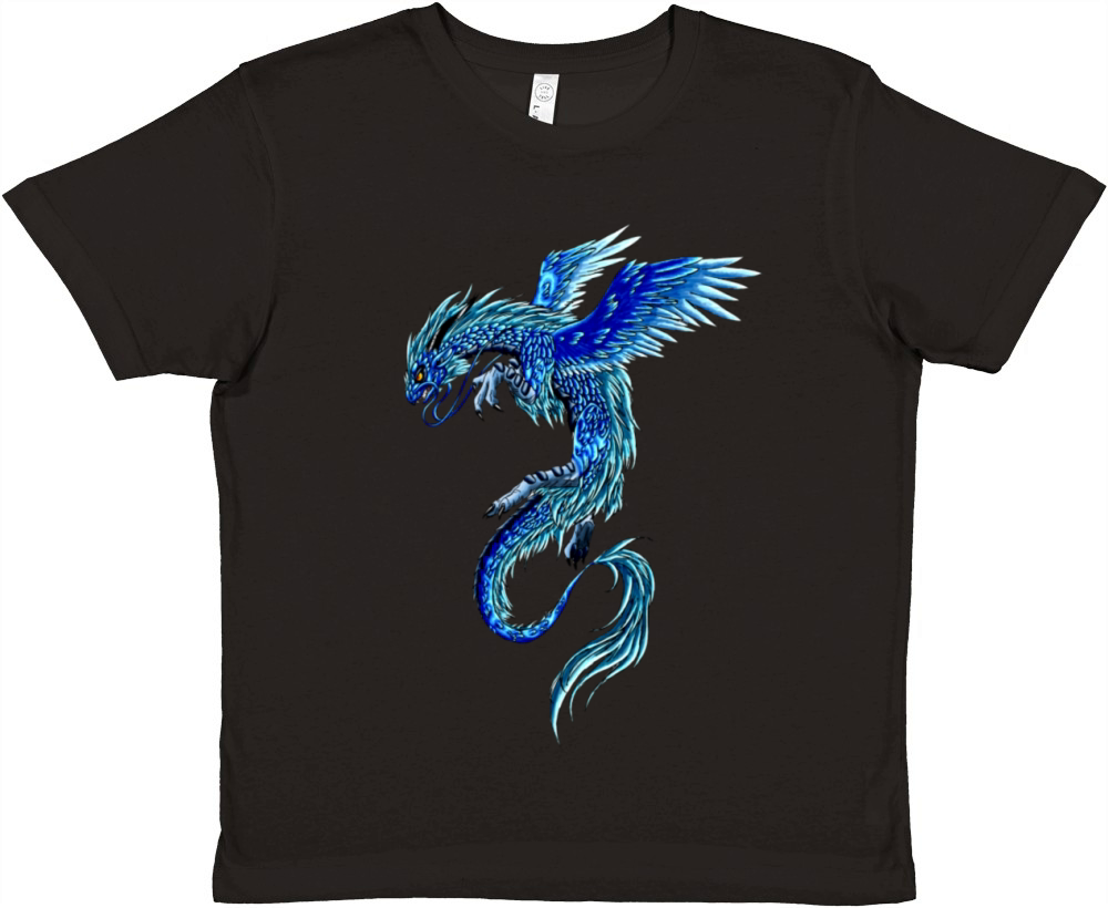 dragon colorful Premium Kids Crewneck T-shirt
