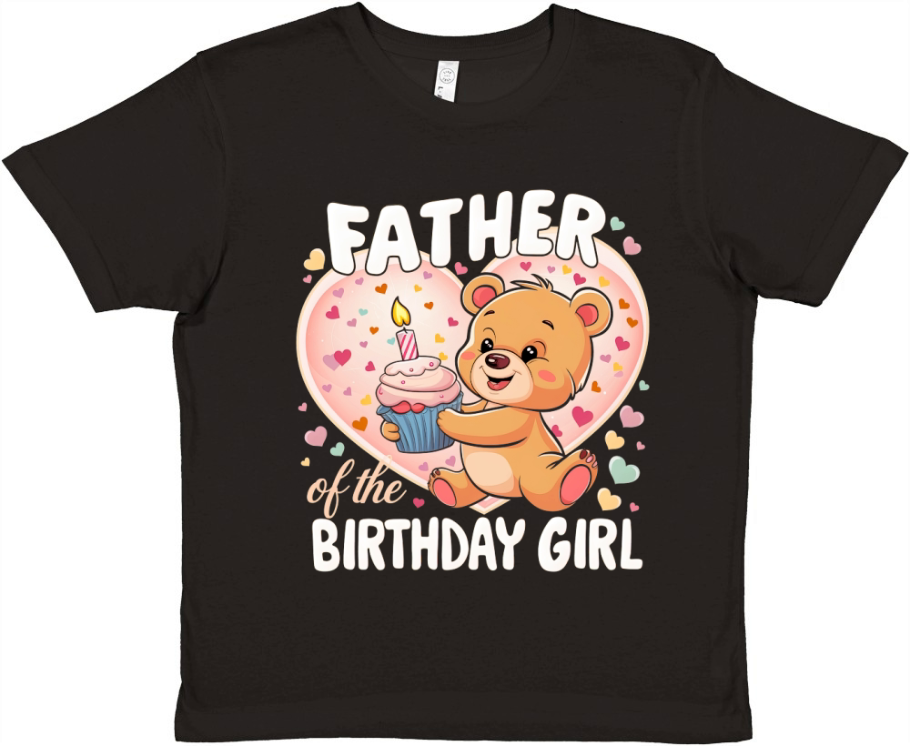 Father of the birthday girl (1) Premium Kids Crewneck T-shirt