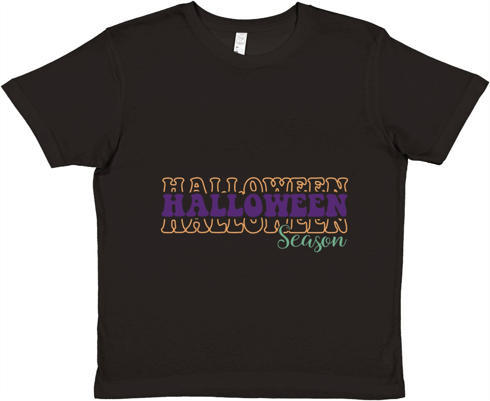 Halloween Season Retro Groovy Vintage 1.01 Premium Kids Crewneck T-shirt