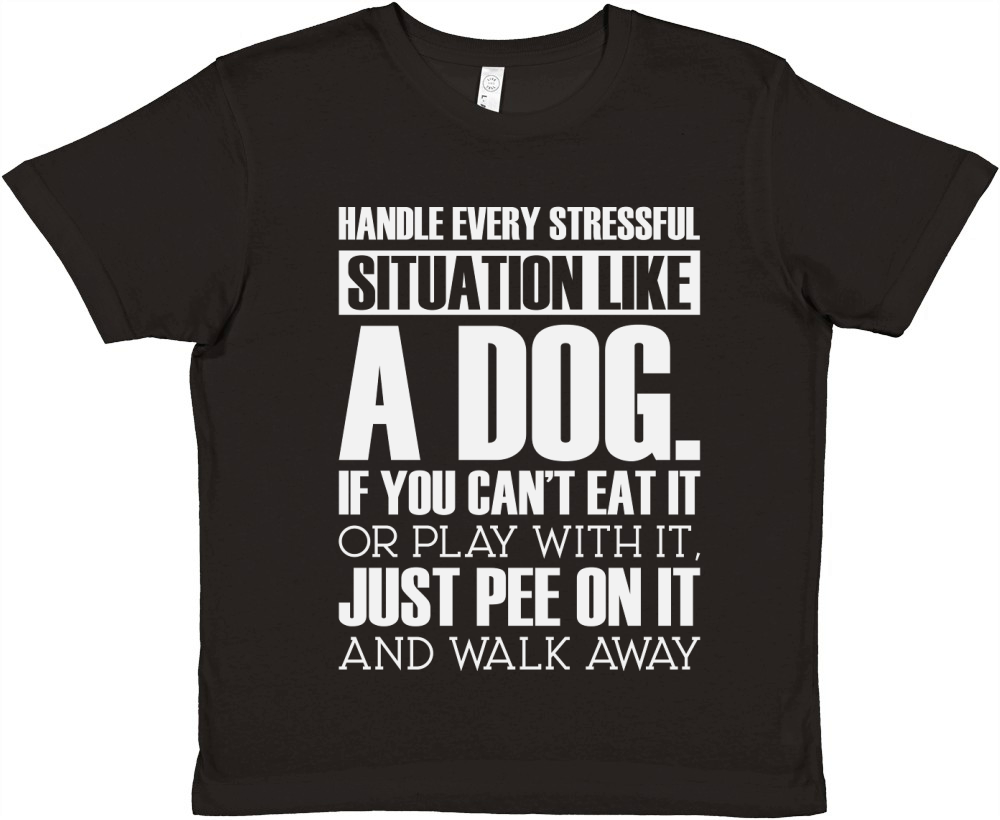 Handle EveryStressfull Situation Like Premium Kids Crewneck T-shirt