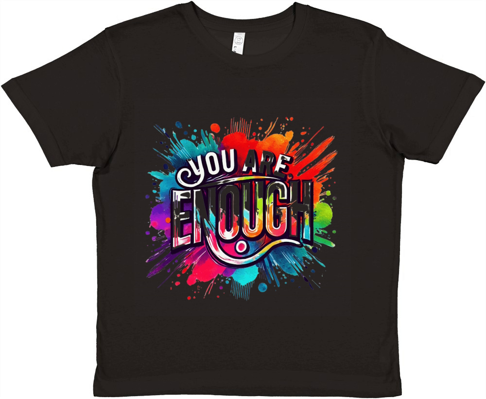 You are enough Premium Kids Crewneck T-shirt