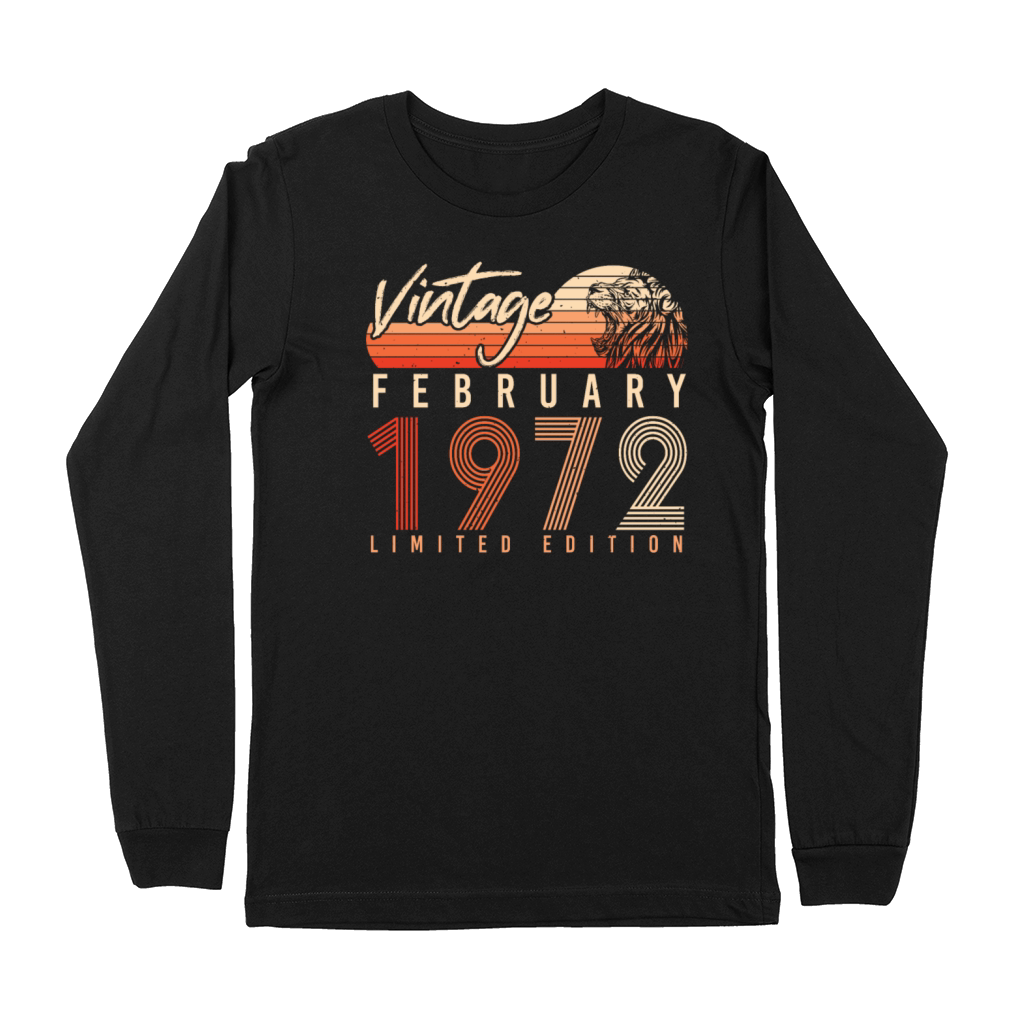 1972 February Limited Vintage Premium Long Sleeve