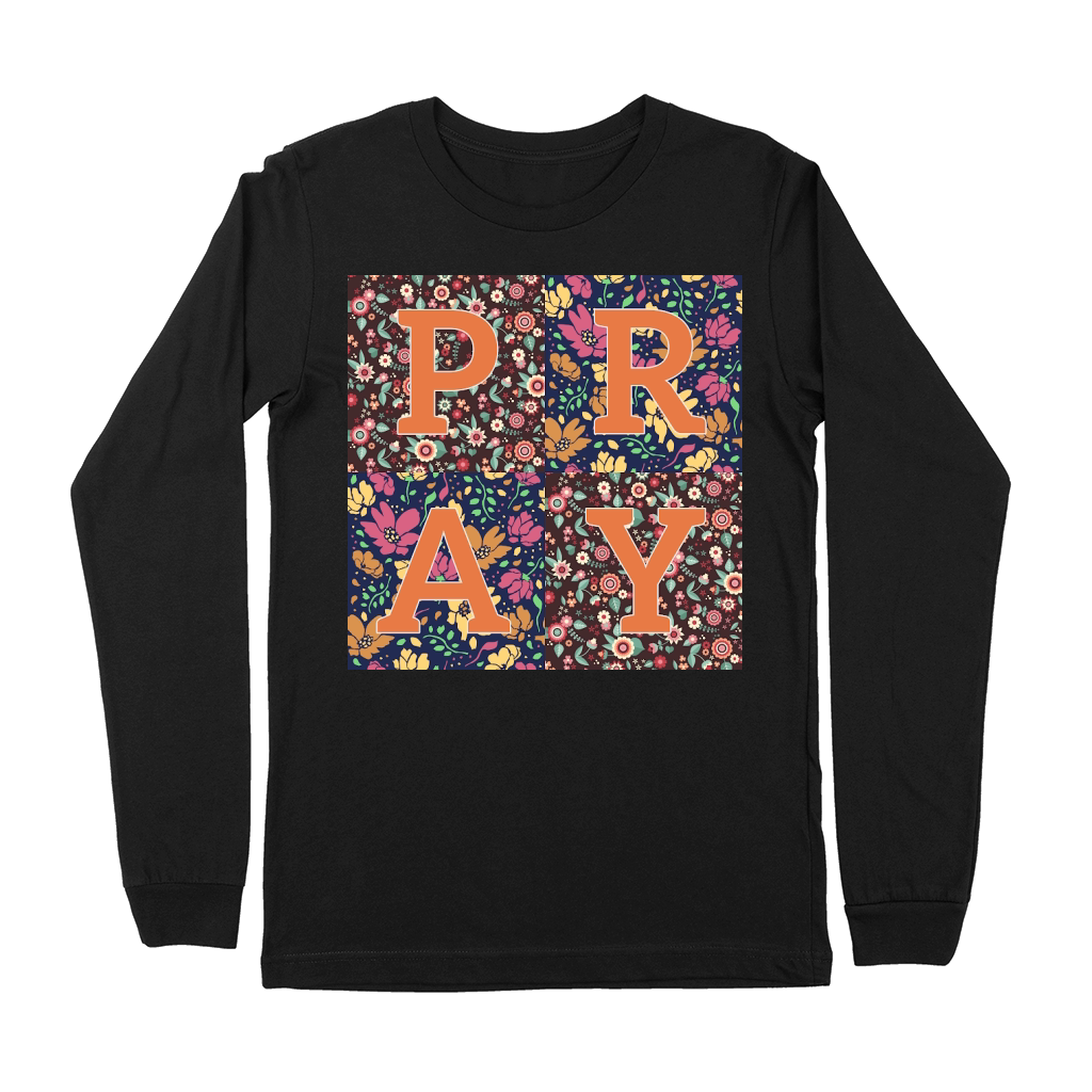 Floral Patchwork Pray Premium Long Sleeve
