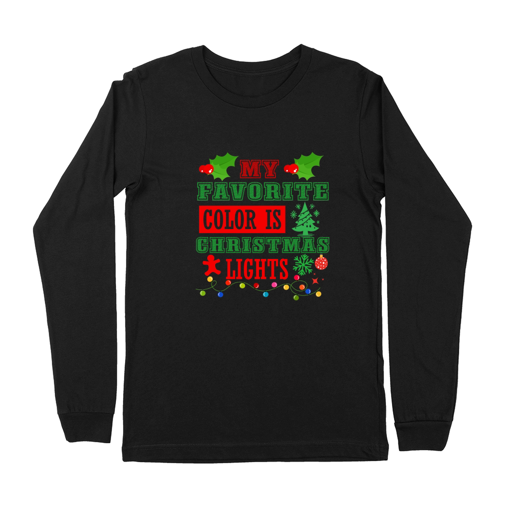 My Favorite Color is Christmas Lights  0 Premium Long Sleeve
