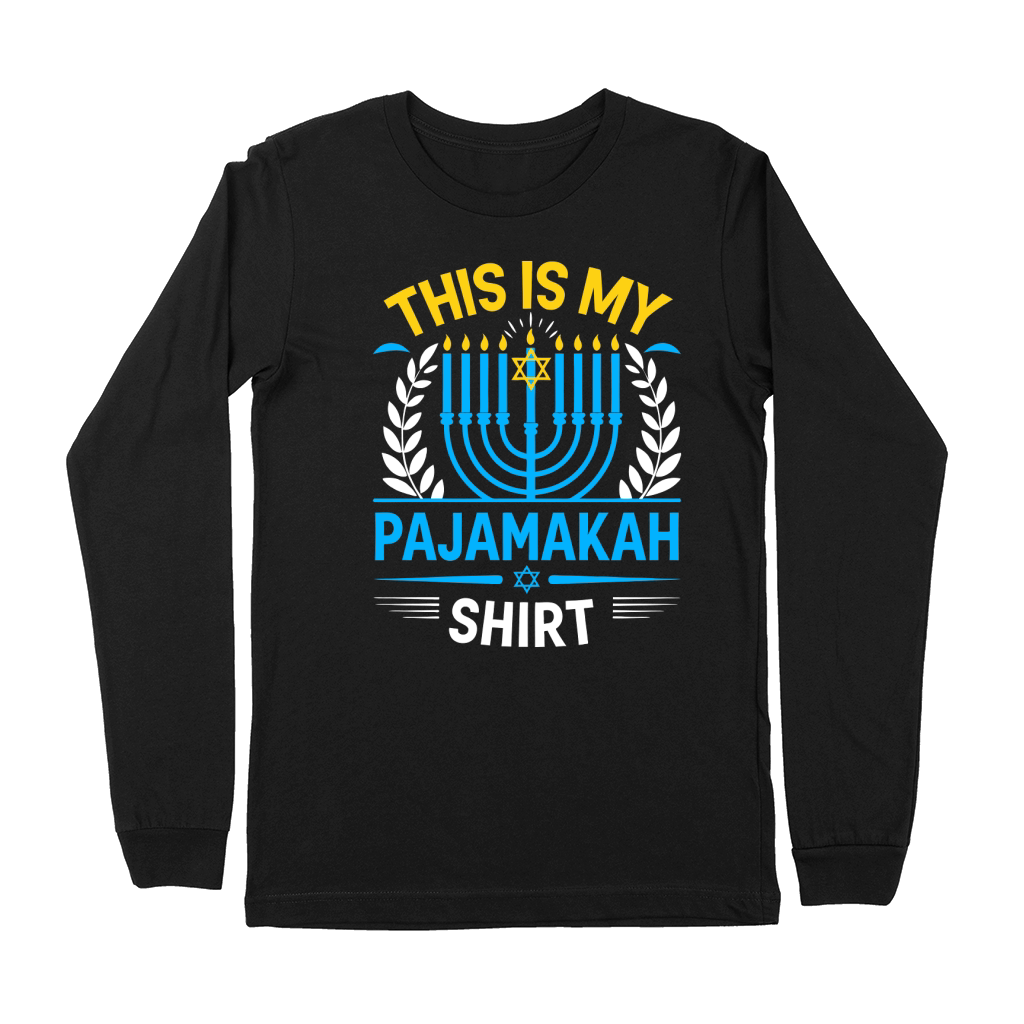 THIS IS MY HANUKKAH PAJAMAKAH 05 Premium Long Sleeve
