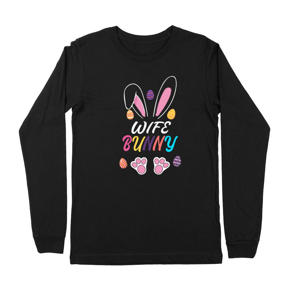 Wife Bunny Matching Family Easter Party Premium Long Sleeve