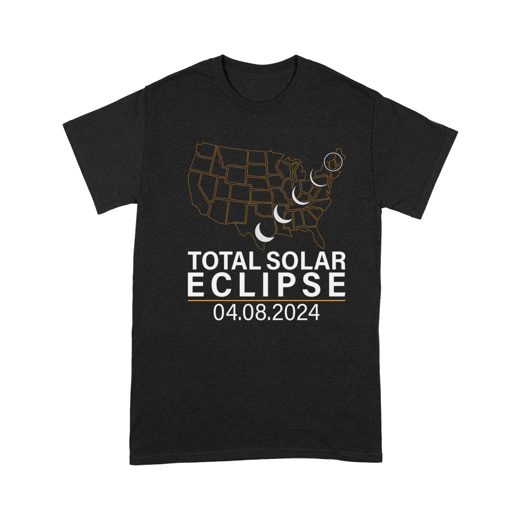 America Totality Spring 4.08.24 Total Solar Eclipse 2024 Premium T-shirt