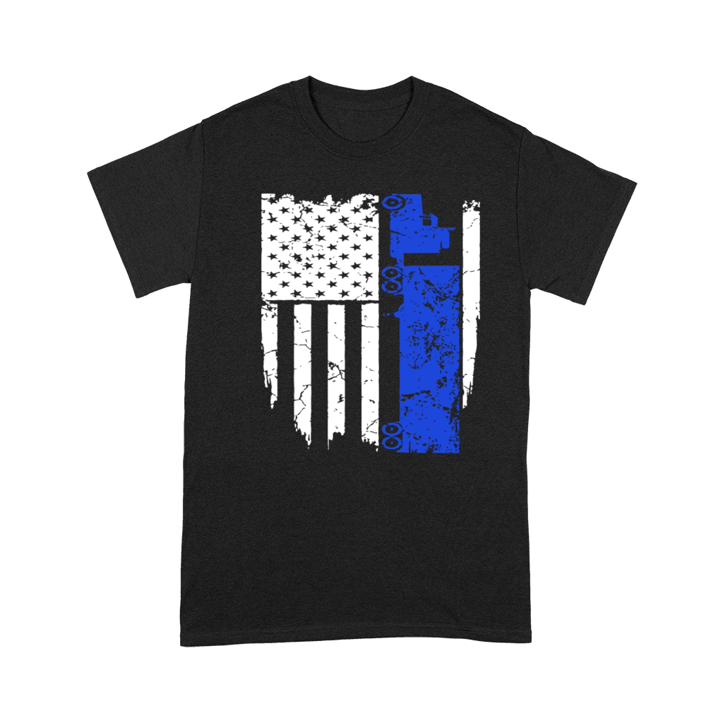 Truck Driver Trucker Flag Hanes Tagless racing T S Premium T-shirt