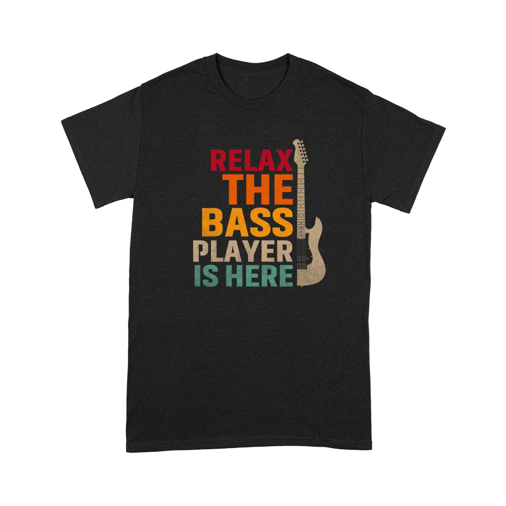 Vintage Relax the Guitar Player Is Here Premium T-shirt