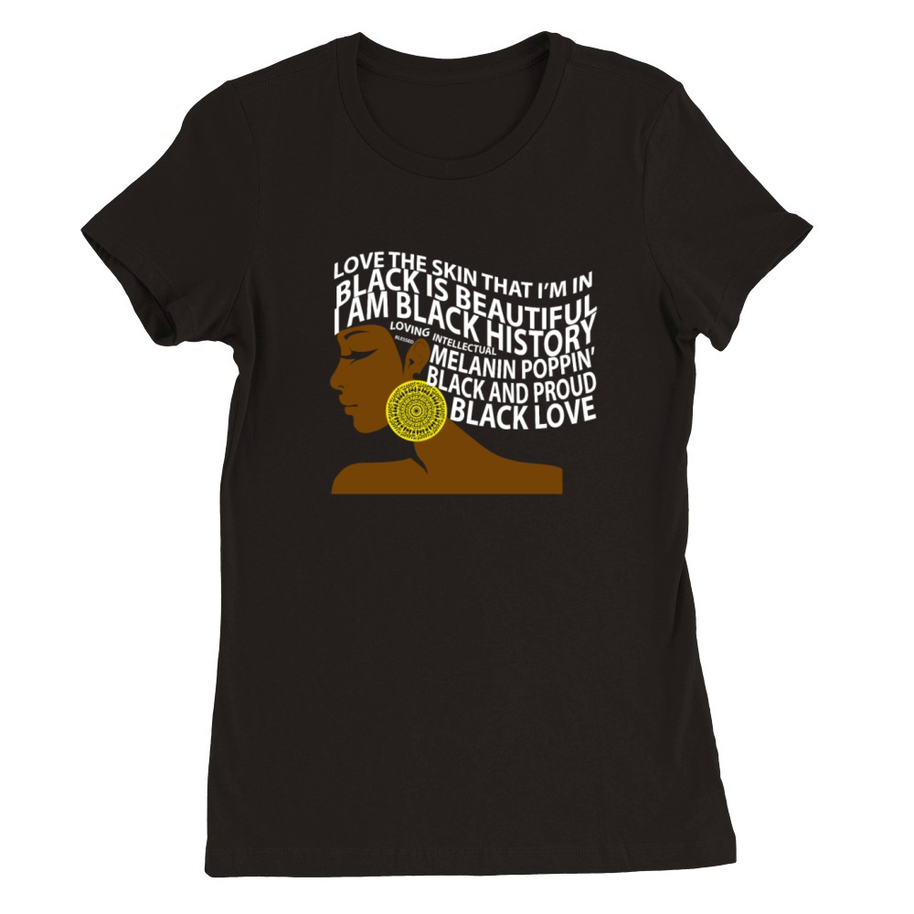 I Am Black History Month Premium Womens Crewneck T-shirt