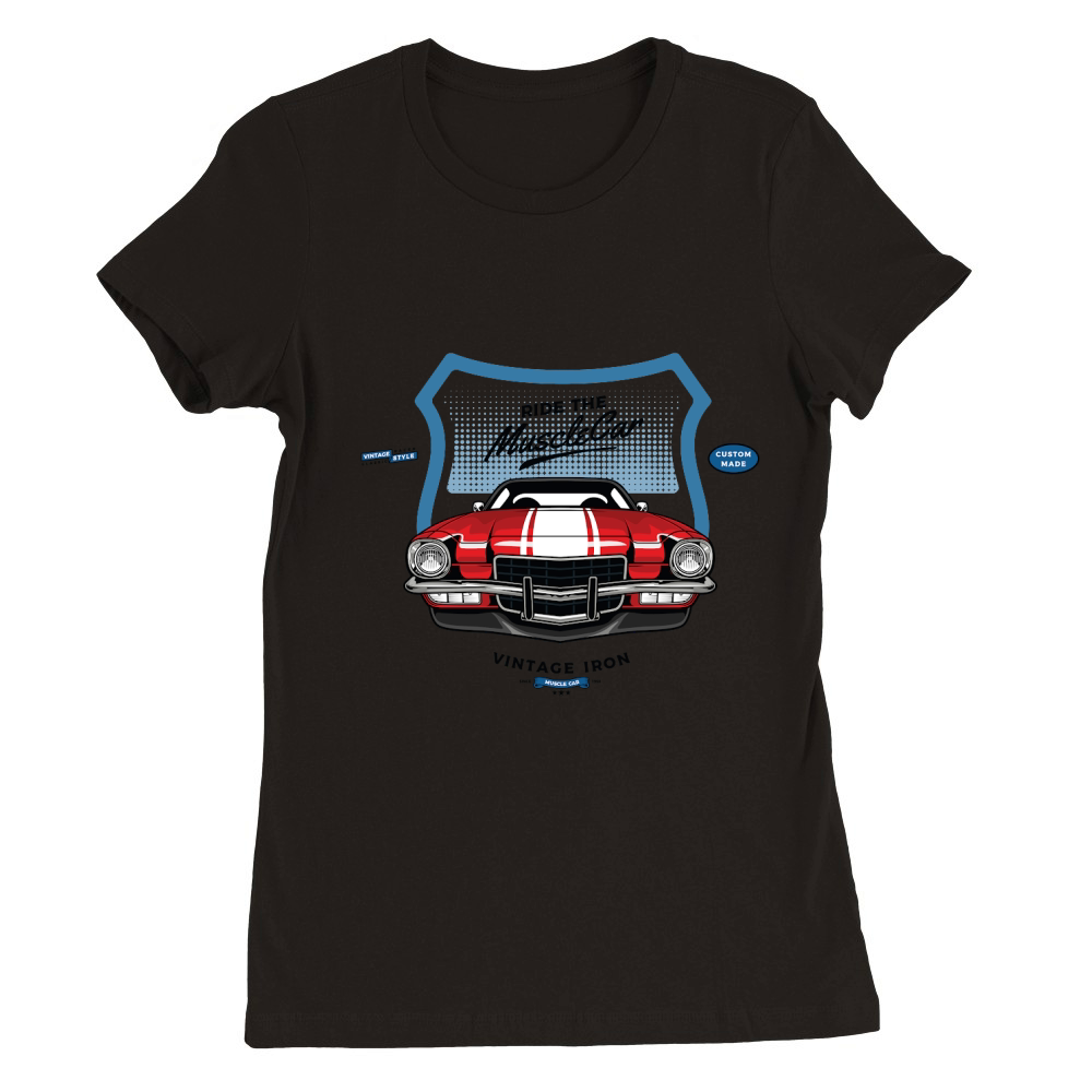 Vintage Car 20 Premium Womens Crewneck T-shirt