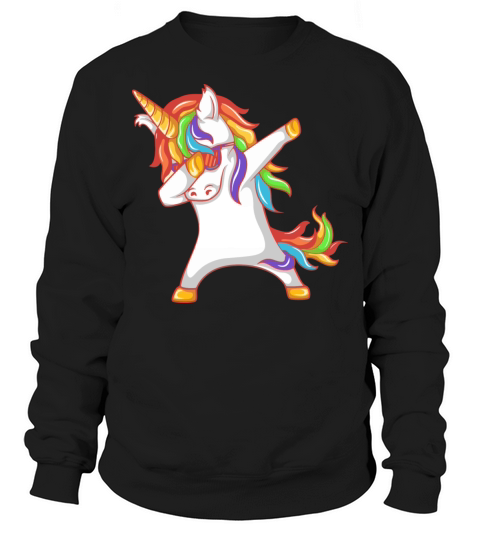 Dabbing Unicorn Sweatshirt Unisex