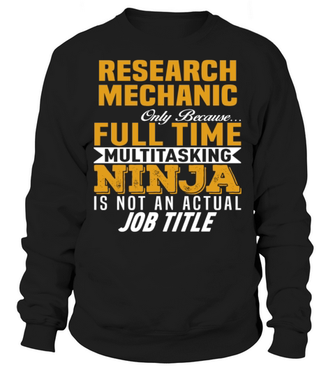 Research Mechanic Sweatshirt Unisex