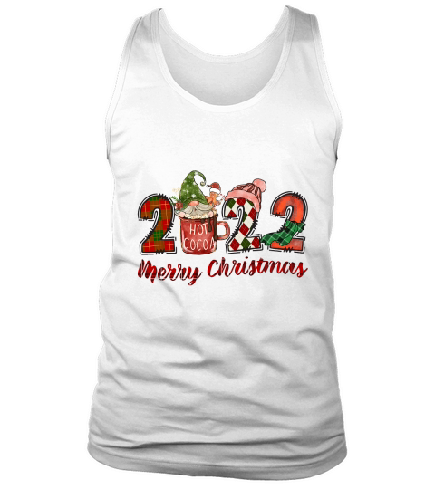 2022 Gnome Merry Christmas Tank Top Unisex
