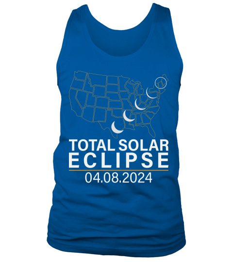 America Totality Spring 4.08.24 Total Solar Eclipse 2024 Tank Top Unisex