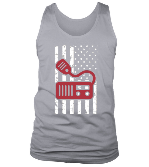 Ham Radio Operator USA Flag Patriotic T-Shirt T-Shirt Tank Top Unisex