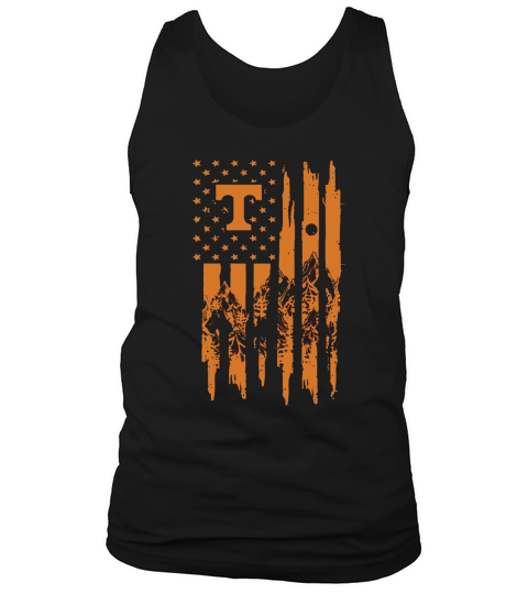 Tennessee Volunteers American Flag Tank Top Unisex
