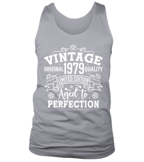 Vintage Birthday TShirt Design Bundle 1979 Tank Top Unisex