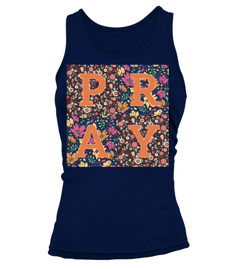 Floral Patchwork Pray Tank top Woman