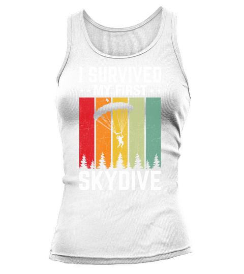 I survived my first skydive 03 Tank top Woman