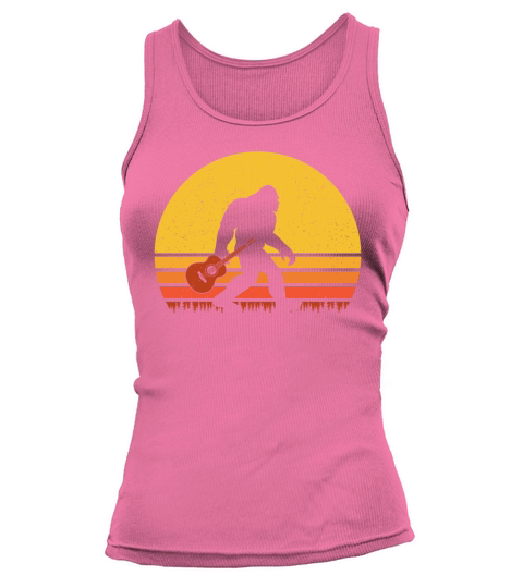 Retro Bigfoot Guitar Tank top Woman