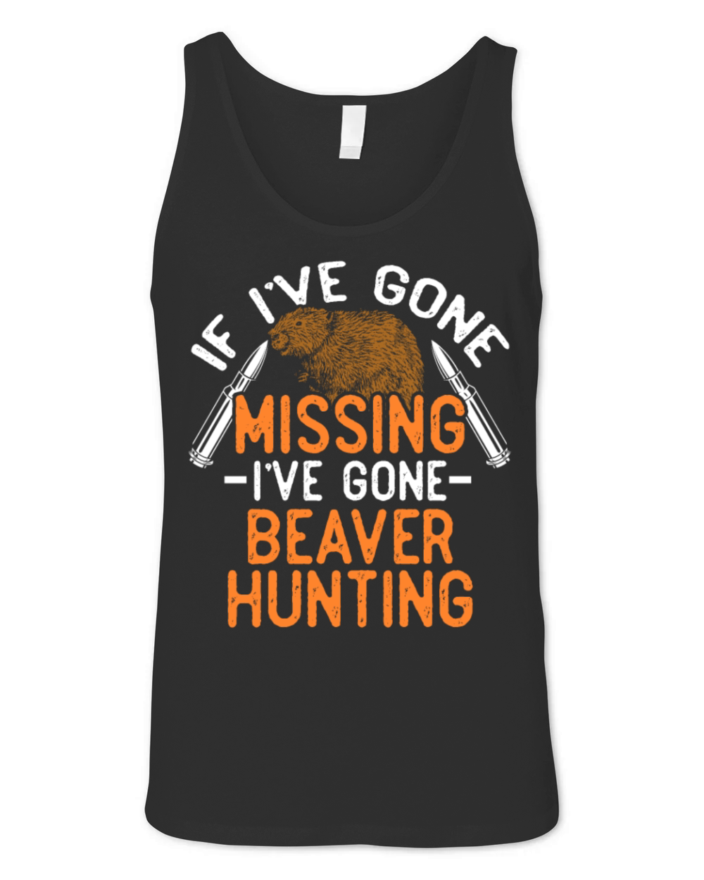 Beaver Hunting Season Missing Hunter product Unisex Jersey Tank