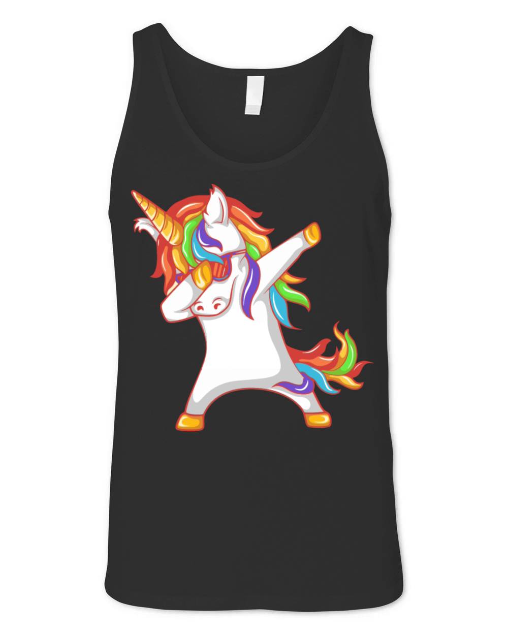 Dabbing Unicorn Unisex Jersey Tank