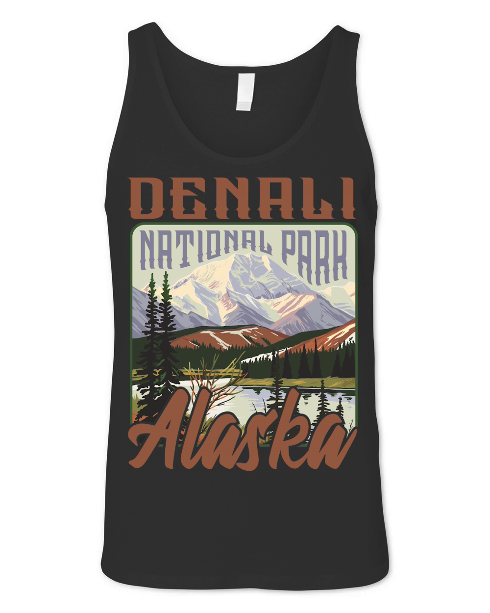 Denali National Park Alaska Unisex Jersey Tank