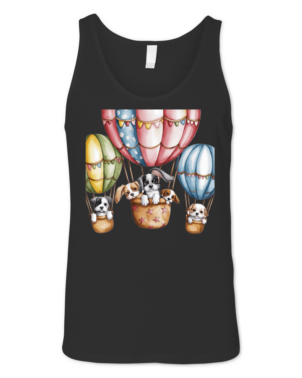 Dog Watercolor Bundle 06 Unisex Jersey Tank