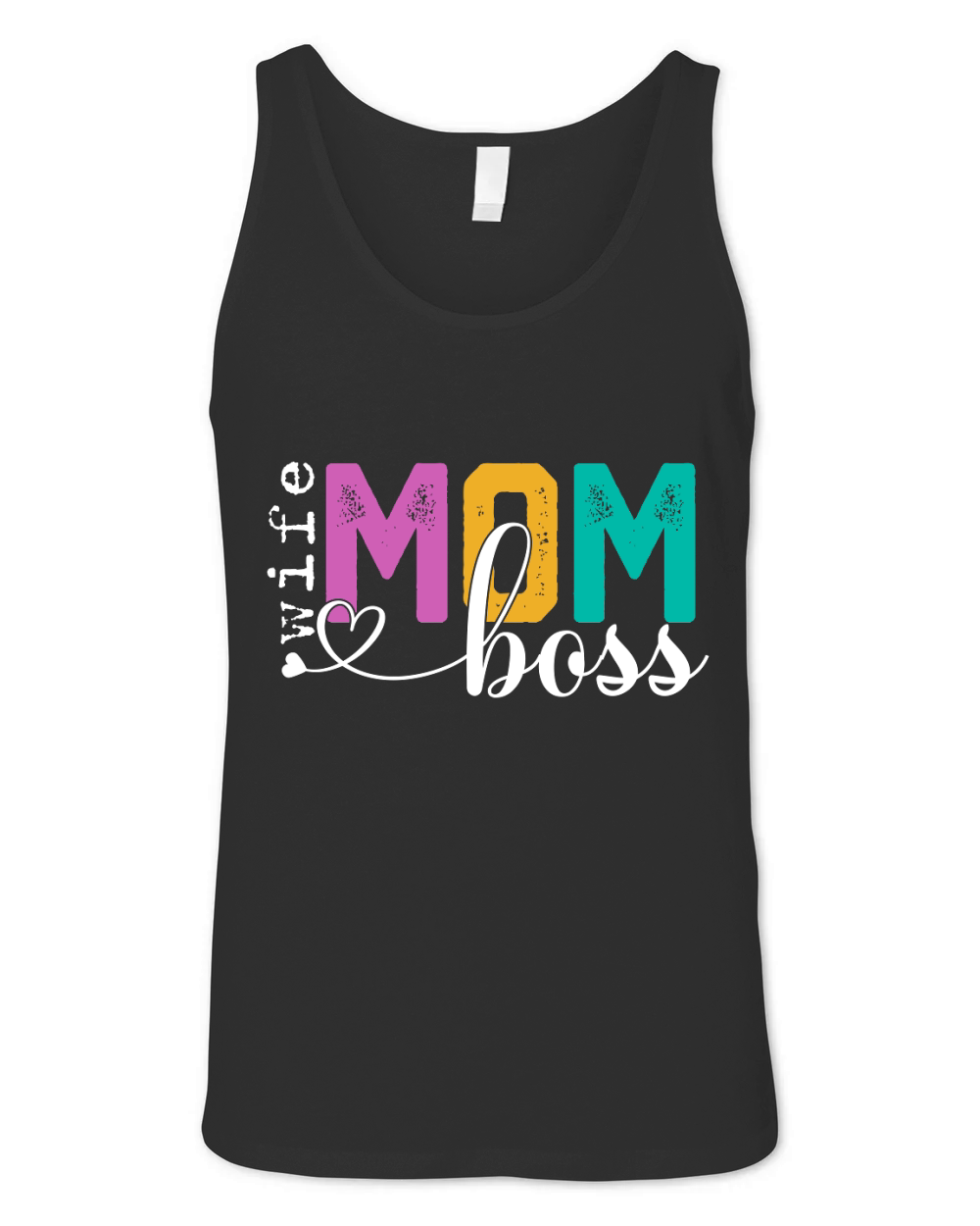 mother day Wife Mom Boss Unisex Jersey Tank