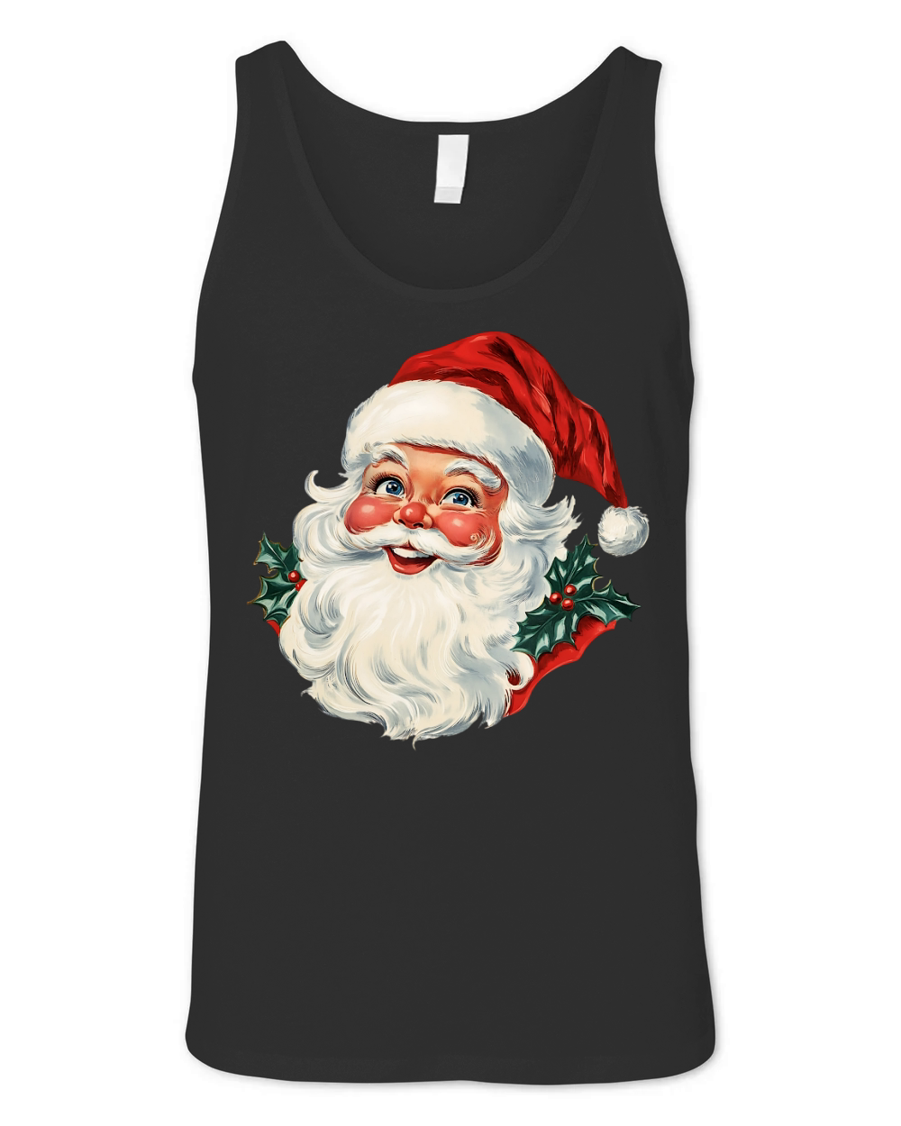 Vintage Santa Claus Unisex Jersey Tank