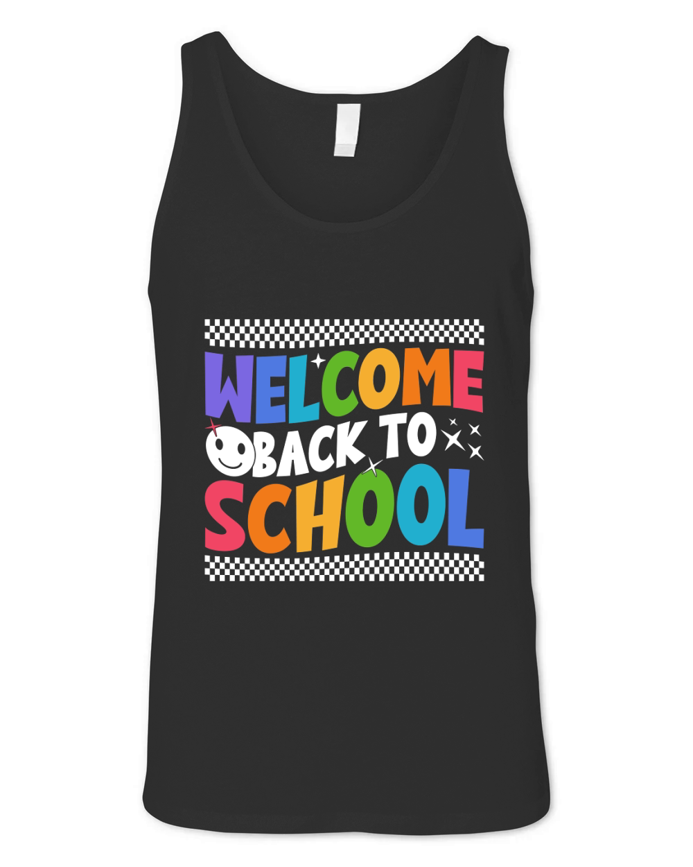 WELCOME BACK BACK TO SCHOOL Unisex Jersey Tank