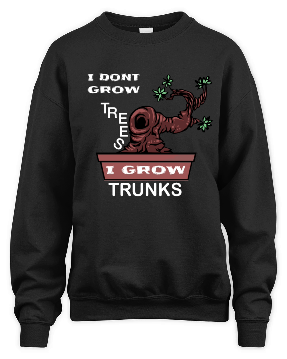 Grow Trunks-Bonsai gardener gift gardener shirt Unisex Premium Crewneck Sweatshirt