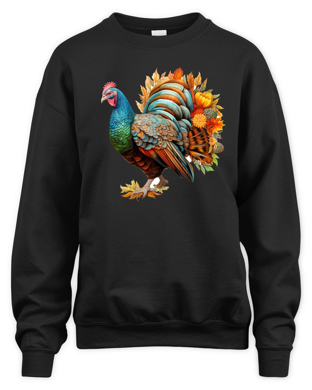 Thanksgiving Funny Turkey 16 Unisex Premium Crewneck Sweatshirt