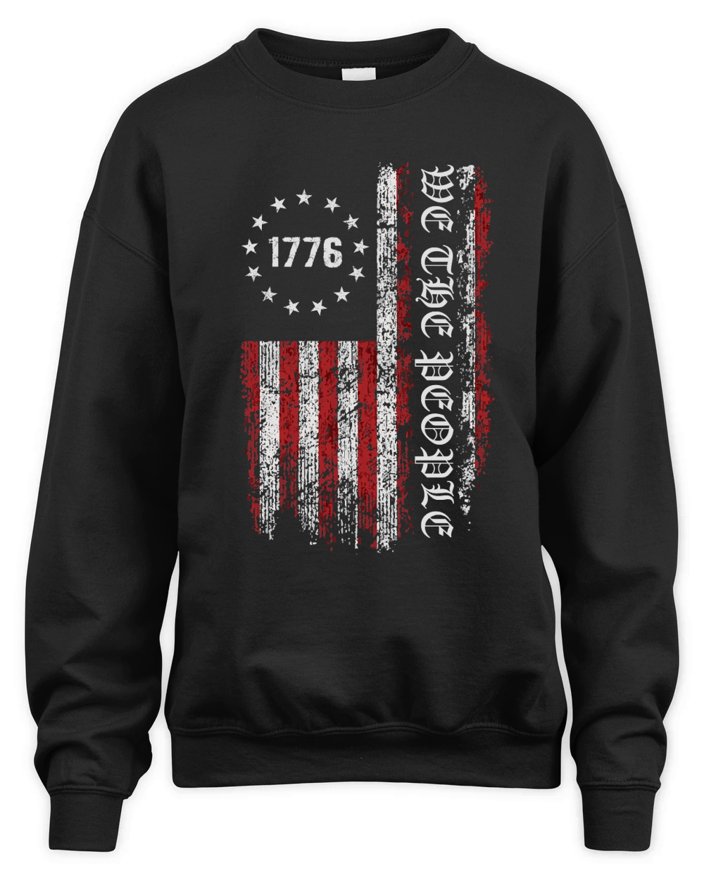 We the People 1776 American Flag Unisex Premium Crewneck Sweatshirt